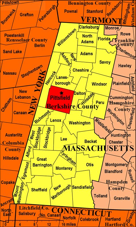 pittsfield ma map|what county is pittsfield ma in.